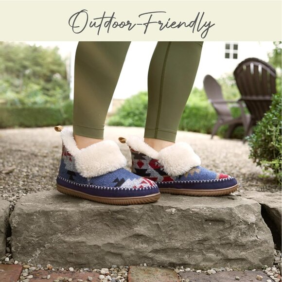 Women Alpine Moritz Outdoor Arch Support House Comfortable Shoe Bootie Slipper - Picture 5 of 6